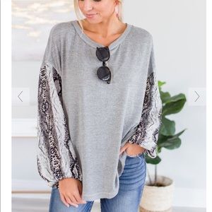 Bubble sleeve top